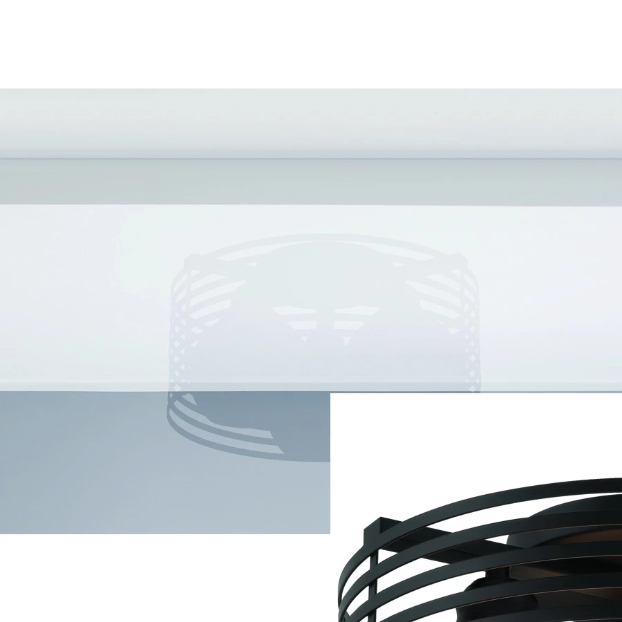 Allen + Roth Farmhouse Semi-Flush Mount Ceiling Light - 7-in X 13-in - 3 Lights - Matte Black 2 Allen + Roth Farmhouse Semi-Flush Mount Ceiling Light - 7-in X 13-in - 3 Lights - Matte Black - Image 2