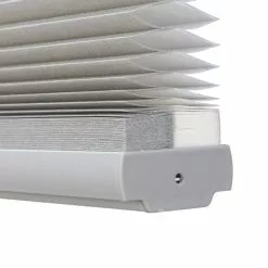 Allen + Roth 58-in X 64-in Light Filtering Recycled Polyester Cellular Shade - Grey -Allen + Roth Shop 5248455 50358446
