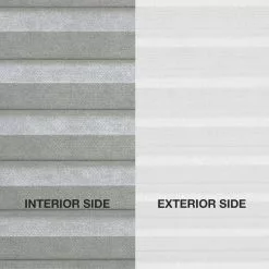 Allen + Roth 58-in X 64-in Light Filtering Recycled Polyester Cellular Shade - Grey -Allen + Roth Shop 5248455 50358448