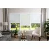 Allen + Roth 34-in X 72-in Light Filtering Recycled Polyester Cellular Shade - White