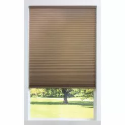 Allen + Roth 27-in X 72-in Light Filtering Recycled Polyester Cellular Shade - Brown 13 Allen + Roth 27-in X 72-in Light Filtering Recycled Polyester Cellular Shade - Brown -Allen + Roth Shop 5248461 50358374 001