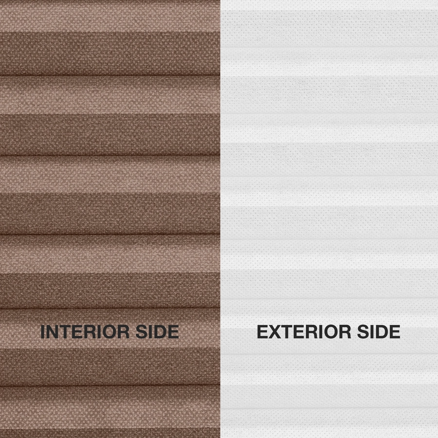 Allen + Roth 39-in X 64-in Light Filtering Brown Linen Cellular Shade 1 Allen + Roth 39-in X 64-in Light Filtering Brown Linen Cellular Shade