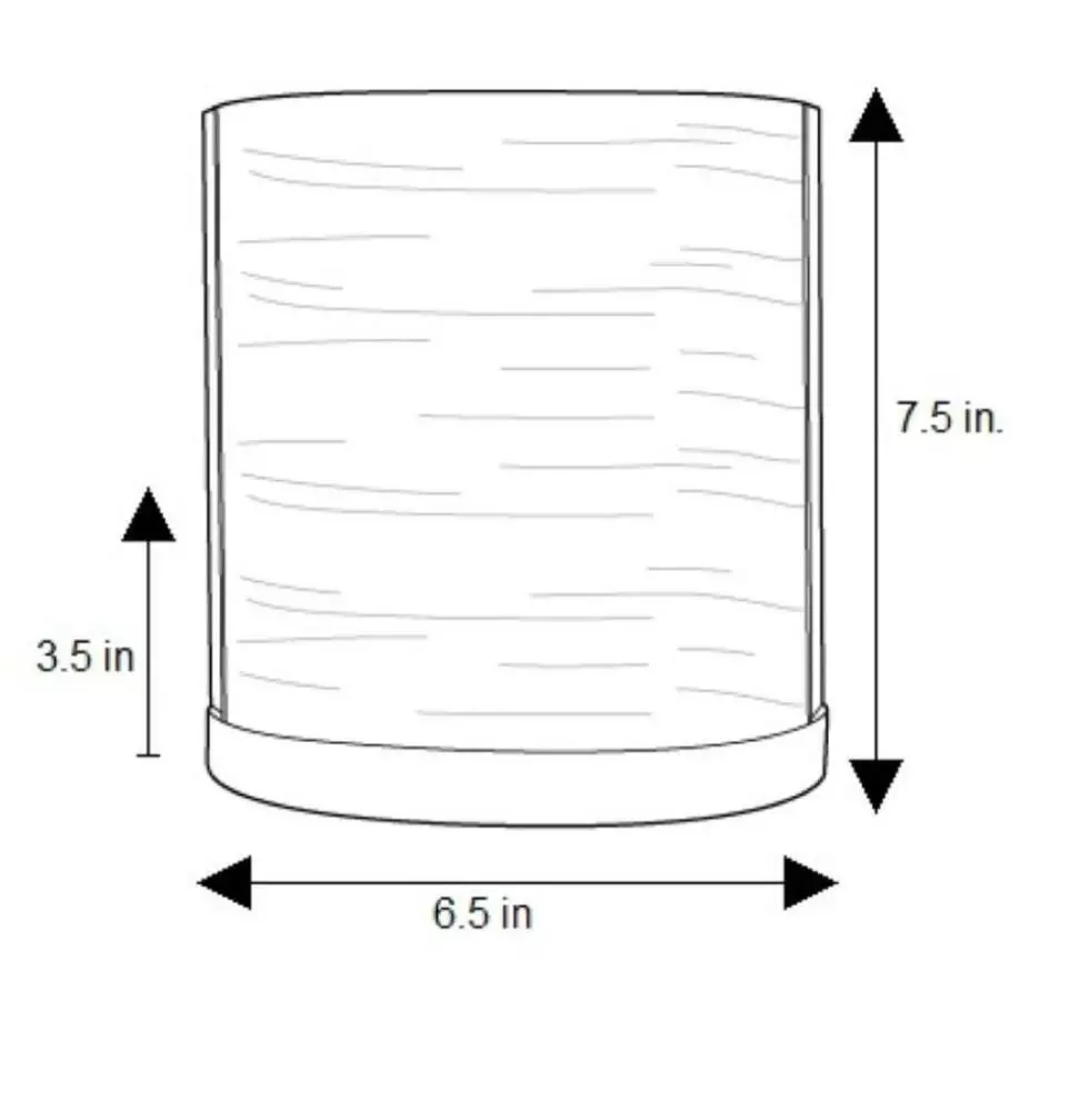 Allen + Roth Merington 6.5-in W 1-Light Brushed Nickel Pocket Wall Sconce 8 Allen + Roth Merington 6.5-in W 1-Light Brushed Nickel Pocket Wall Sconce - Image 8