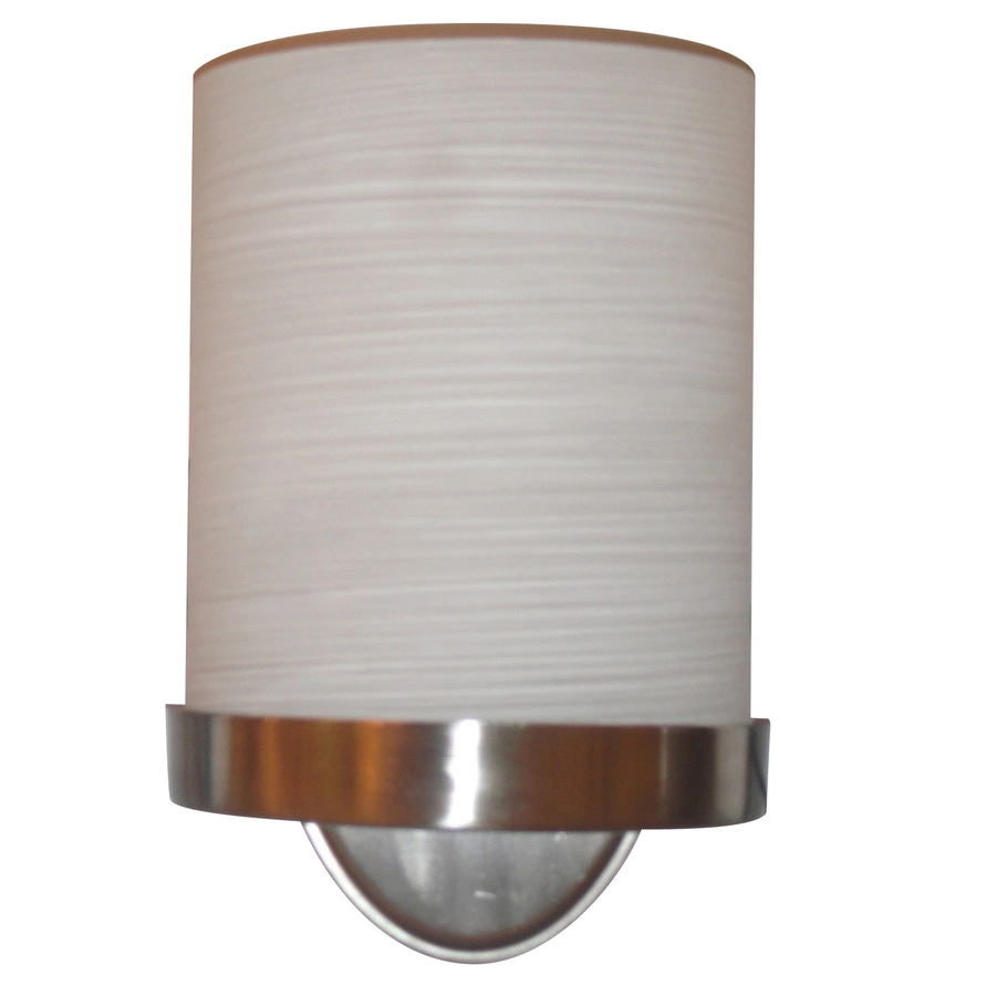 Allen + Roth Merington 6.5-in W 1-Light Brushed Nickel Pocket Wall Sconce 9 Allen + Roth Merington 6.5-in W 1-Light Brushed Nickel Pocket Wall Sconce - Image 9