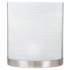 Allen + Roth Merington 6.5-in W 1-Light Brushed Nickel Pocket Wall Sconce 11 Allen + Roth Merington 6.5-in W 1-Light Brushed Nickel Pocket Wall Sconce -Allen + Roth Shop 616069 10649610