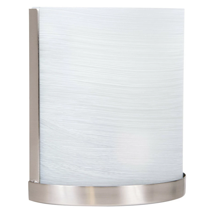 Allen + Roth Merington 6.5-in W 1-Light Brushed Nickel Pocket Wall Sconce 1 Allen + Roth Merington 6.5-in W 1-Light Brushed Nickel Pocket Wall Sconce