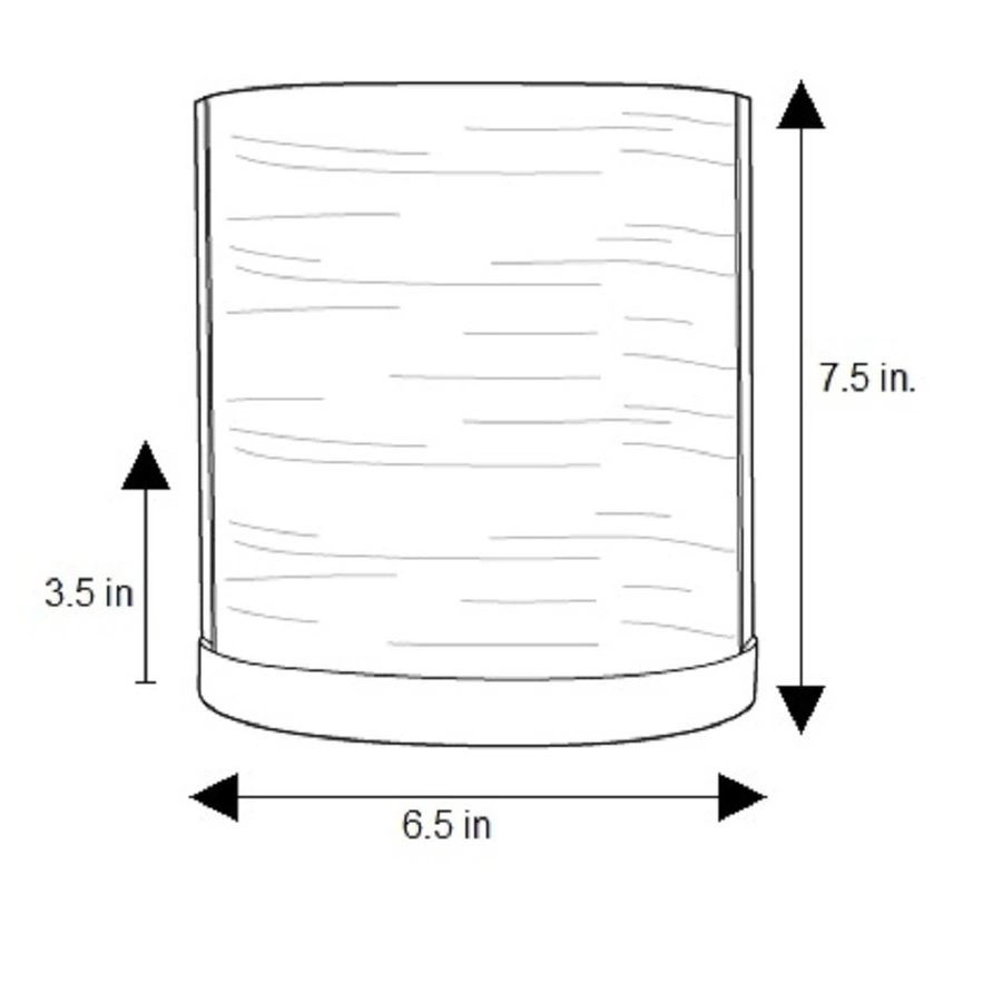 Allen + Roth Merington 6.5-in W 1-Light Brushed Nickel Pocket Wall Sconce 7 Allen + Roth Merington 6.5-in W 1-Light Brushed Nickel Pocket Wall Sconce - Image 7