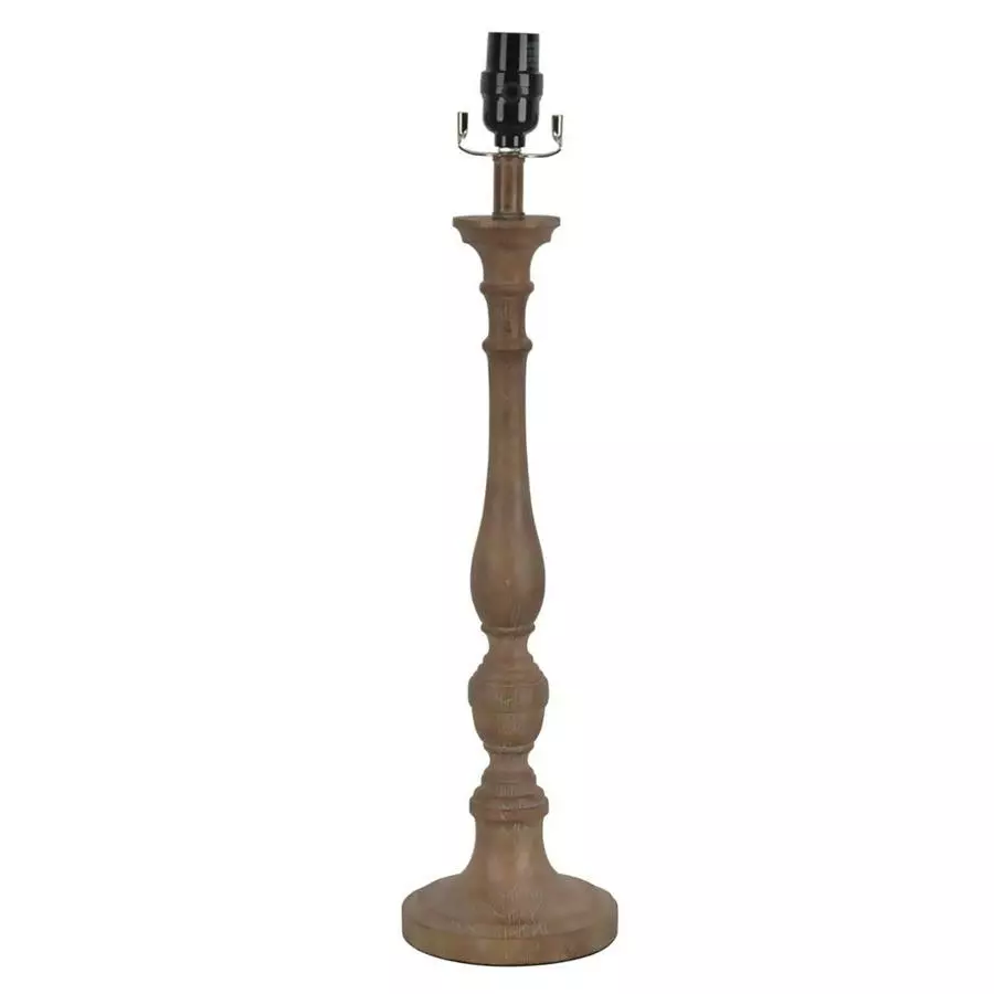 Allen + Roth 22.75-in Three-Way Wood Lamp Base 1 Allen + Roth 22.75-in Three-Way Wood Lamp Base
