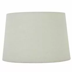 Allen + Roth 10-in X 15-in White Burlap Fabric Drum Lamp Shade 17 Allen + Roth 10-in X 15-in White Burlap Fabric Drum Lamp Shade -Allen + Roth Shop 632325 04063085 001