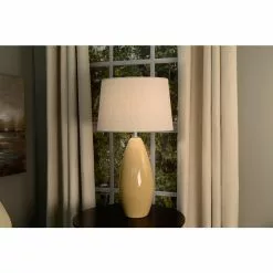 Allen + Roth 10-in X 15-in White Burlap Fabric Drum Lamp Shade 14 Allen + Roth 10-in X 15-in White Burlap Fabric Drum Lamp Shade -Allen + Roth Shop 632325 04795317