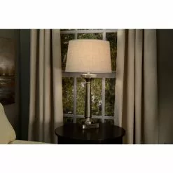 Allen + Roth 10-in X 15-in White Burlap Fabric Drum Lamp Shade 16 Allen + Roth 10-in X 15-in White Burlap Fabric Drum Lamp Shade -Allen + Roth Shop 632325 04795319