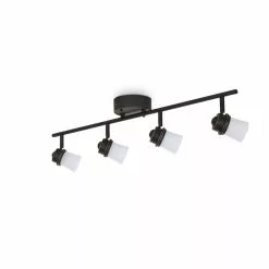 Allen + Roth 4-Light Bronze Dimmable Integrated LED Fixed Track Light Kit 11 Allen + Roth 4-Light Bronze Dimmable Integrated LED Fixed Track Light Kit -Allen + Roth Shop 650129 05204170