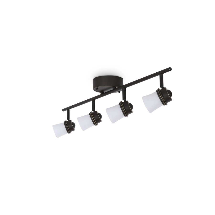 Allen + Roth 4-Light Bronze Dimmable Integrated LED Fixed Track Light Kit 5 Allen + Roth 4-Light Bronze Dimmable Integrated LED Fixed Track Light Kit - Image 5