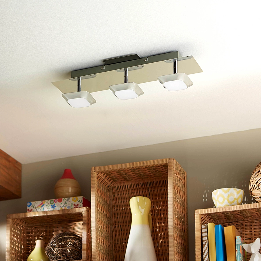 Allen + Roth Allen + Roth 3-Light 23.03-in Polished Chrome Dimmable Integrated Led Fixed Track Light Kit 1 Allen + Roth Allen + Roth 3-Light 23.03-in Polished Chrome Dimmable Integrated Led Fixed Track Light Kit