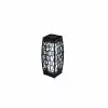 Allen + Roth 18-in Savona Brown Outdoor Solar LED Lantern