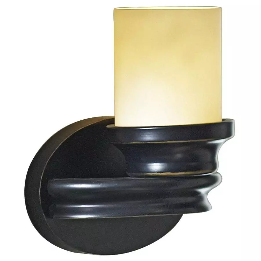 Allen + Roth 1-Light Bronze Arm Sconce 1 Allen + Roth 1-Light Bronze Arm Sconce