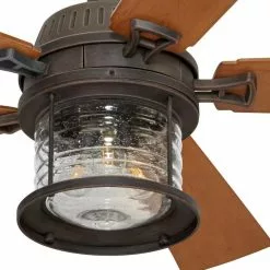 Allen + Roth Stonecroft 52-in Antique Bronze LED Indoor/Outdoor Residential Ceiling Fan With Light Kit Included And Remote Control Included (5-Blade) 6 Allen + Roth Stonecroft 52-in Antique Bronze LED Indoor/Outdoor Residential Ceiling Fan With Light Kit Included And Remote Control Included (5-Blade) -Allen + Roth Shop 803776 08645586