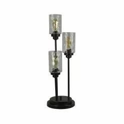 Allen + Roth Latchbury 30.5-in Bronze Indoor Table Lamp With Glass Shade 7 Allen + Roth Latchbury 30.5-in Bronze Indoor Table Lamp With Glass Shade -Allen + Roth Shop 805597 08736561 001