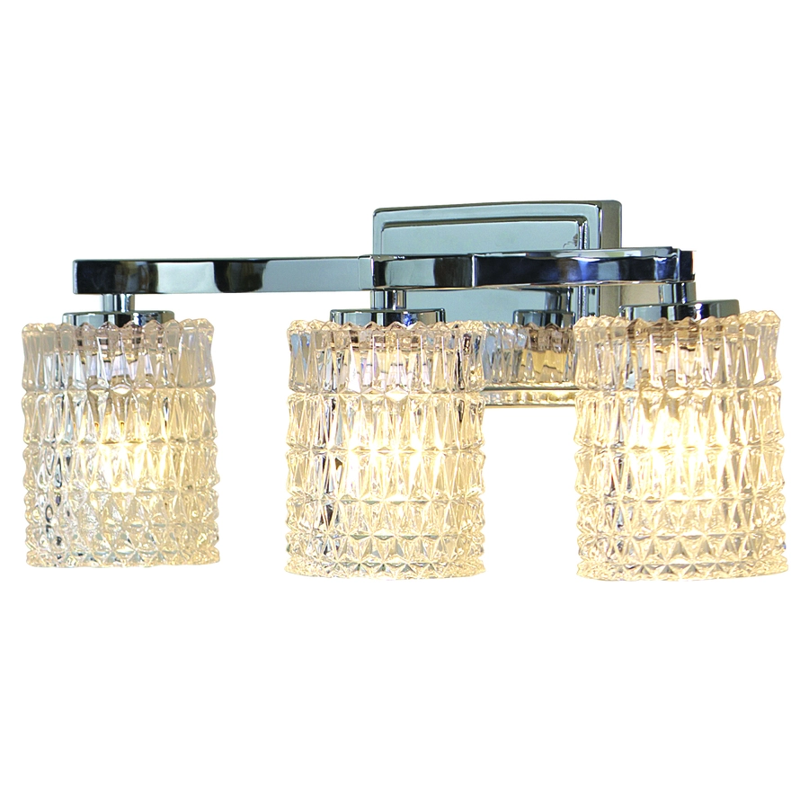 Allen + Roth 3-Light Flynn Polished Chrome Standard Bathroom Vanity Light 1 Allen + Roth 3-Light Flynn Polished Chrome Standard Bathroom Vanity Light
