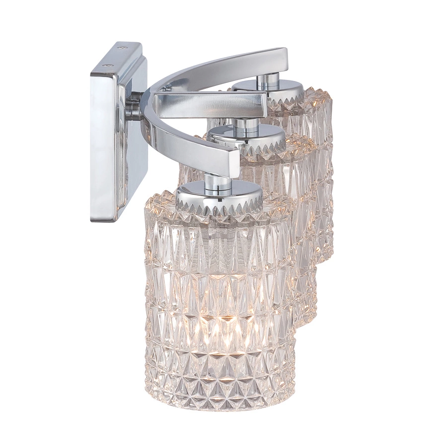 Allen + Roth 3-Light Flynn Polished Chrome Standard Bathroom Vanity Light 3 Allen + Roth 3-Light Flynn Polished Chrome Standard Bathroom Vanity Light - Image 3