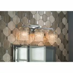 Allen + Roth 3-Light Flynn Polished Chrome Standard Bathroom Vanity Light 10 Allen + Roth 3-Light Flynn Polished Chrome Standard Bathroom Vanity Light -Allen + Roth Shop 814 05316749