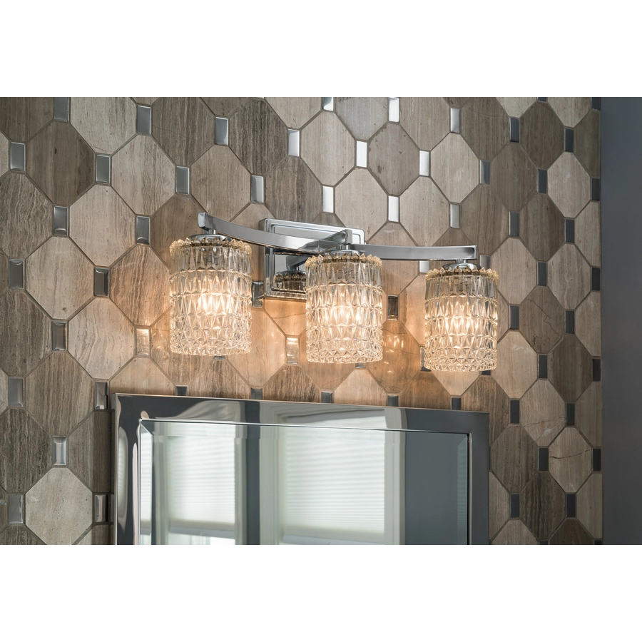 Allen + Roth 3-Light Flynn Polished Chrome Standard Bathroom Vanity Light 5 Allen + Roth 3-Light Flynn Polished Chrome Standard Bathroom Vanity Light - Image 5