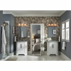 Allen + Roth 3-Light Flynn Polished Chrome Standard Bathroom Vanity Light 11 Allen + Roth 3-Light Flynn Polished Chrome Standard Bathroom Vanity Light -Allen + Roth Shop 814 05316752