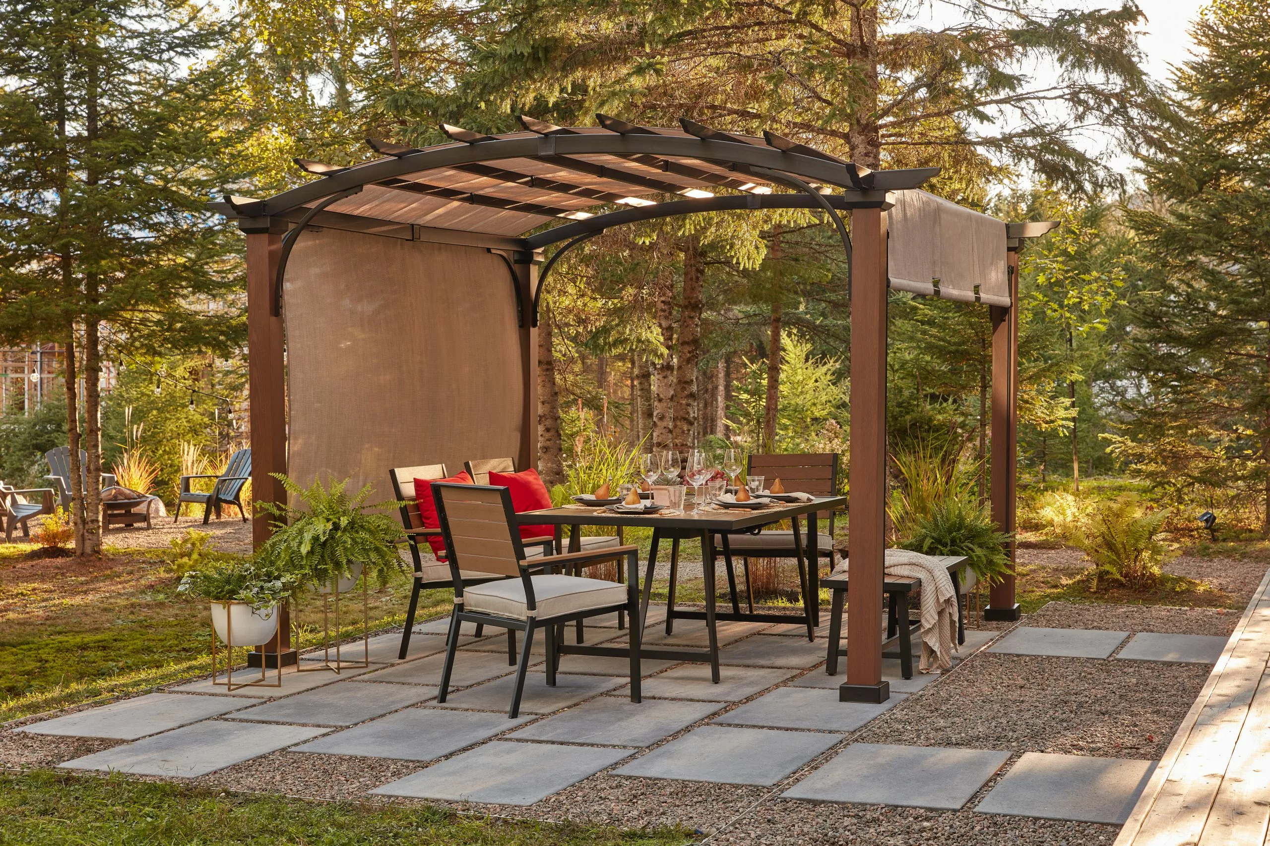 Allen + Roth Planter With Stand - 12.4-in X 15.2-in - White And Gold 6 Allen + Roth Planter With Stand - 12.4-in X 15.2-in - White And Gold - Image 6