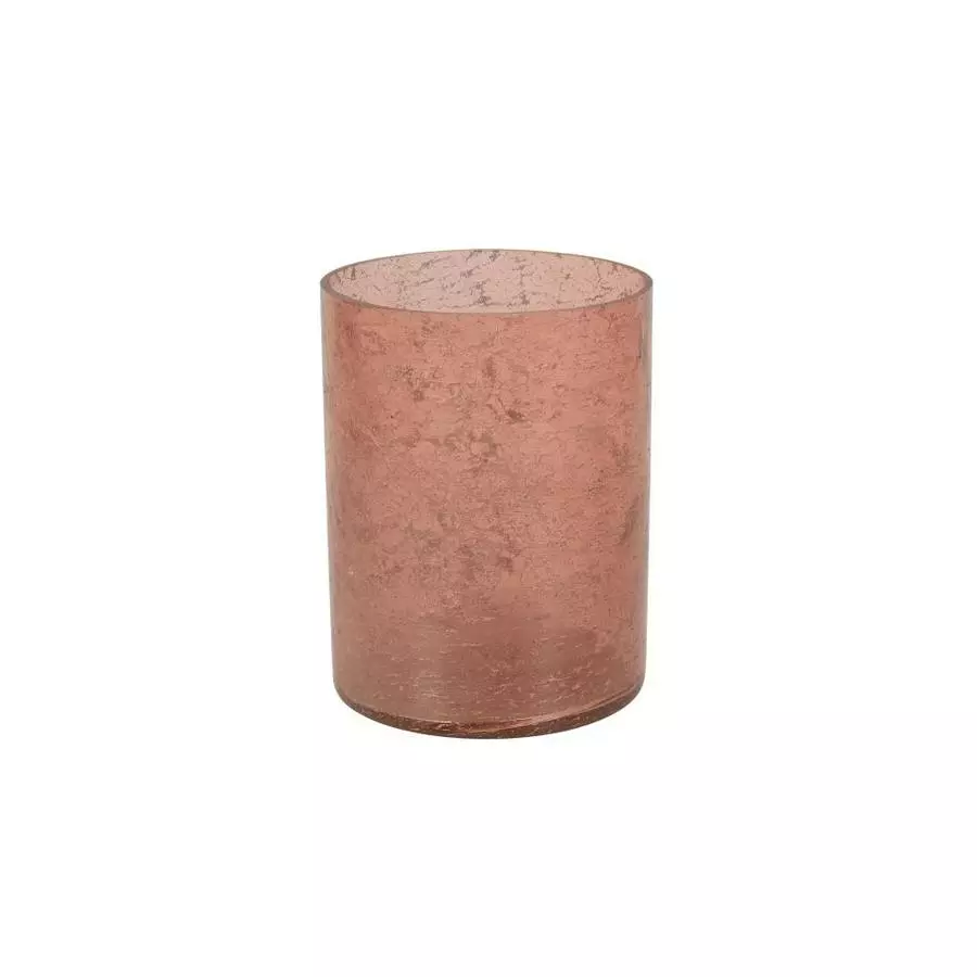 ALLEN + ROTH 8-in Light Pink Hurricane Glass Candle Holder 2 ALLEN + ROTH 8-in Light Pink Hurricane Glass Candle Holder - Image 2