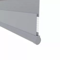 ALLEN + ROTH Zebra Cordless Blind - Day/Night - 30" X 72" - Grey