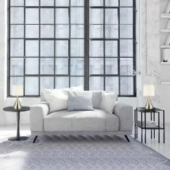 ALLEN + ROTH Catalina 18-in Brushed Nickel With White Shade Teardrop Table Lamp (2 Pack) 10 ALLEN + ROTH Catalina 18-in Brushed Nickel With White Shade Teardrop Table Lamp (2 Pack) -Allen + Roth Shop 887879 12158337