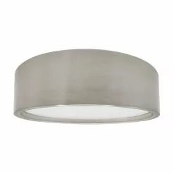Allen + Roth 1PK 14-in Circle Flush Mount-Brush Nickel 8 Allen + Roth 1PK 14-in Circle Flush Mount-Brush Nickel -Allen + Roth Shop 899425 14453071 001
