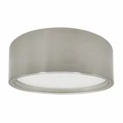 Allen + Roth 1PK 14-in Circle Flush Mount-Brush Nickel 9 Allen + Roth 1PK 14-in Circle Flush Mount-Brush Nickel -Allen + Roth Shop 899425 MainImage 001