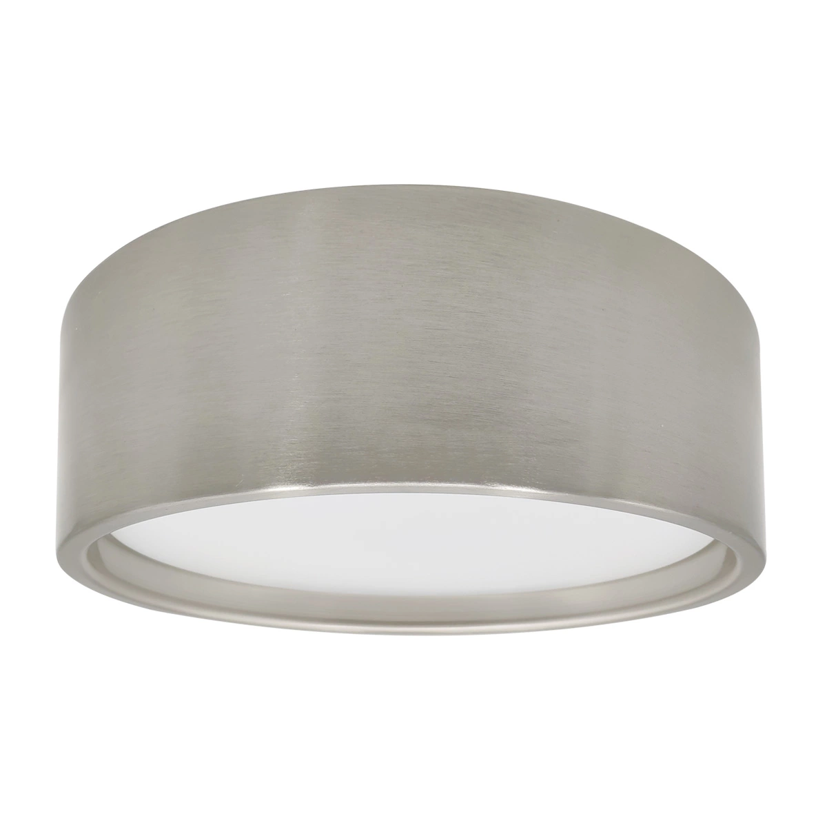 Allen + Roth 1PK 14-in Circle Flush Mount-Brush Nickel 5 Allen + Roth 1PK 14-in Circle Flush Mount-Brush Nickel - Image 5