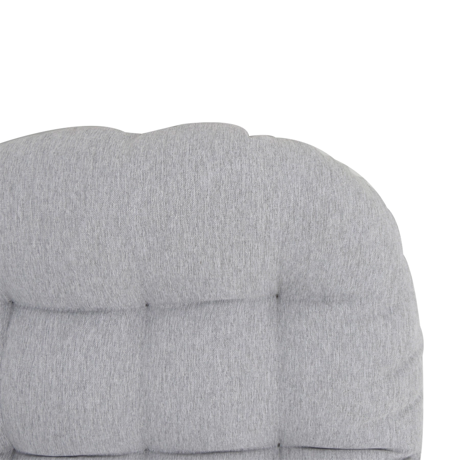 Allen + Roth Cresley Black Steel And Wicker Hanging Patio Chair With Grey Cushion 6 Allen + Roth Cresley Black Steel And Wicker Hanging Patio Chair With Grey Cushion - Image 6