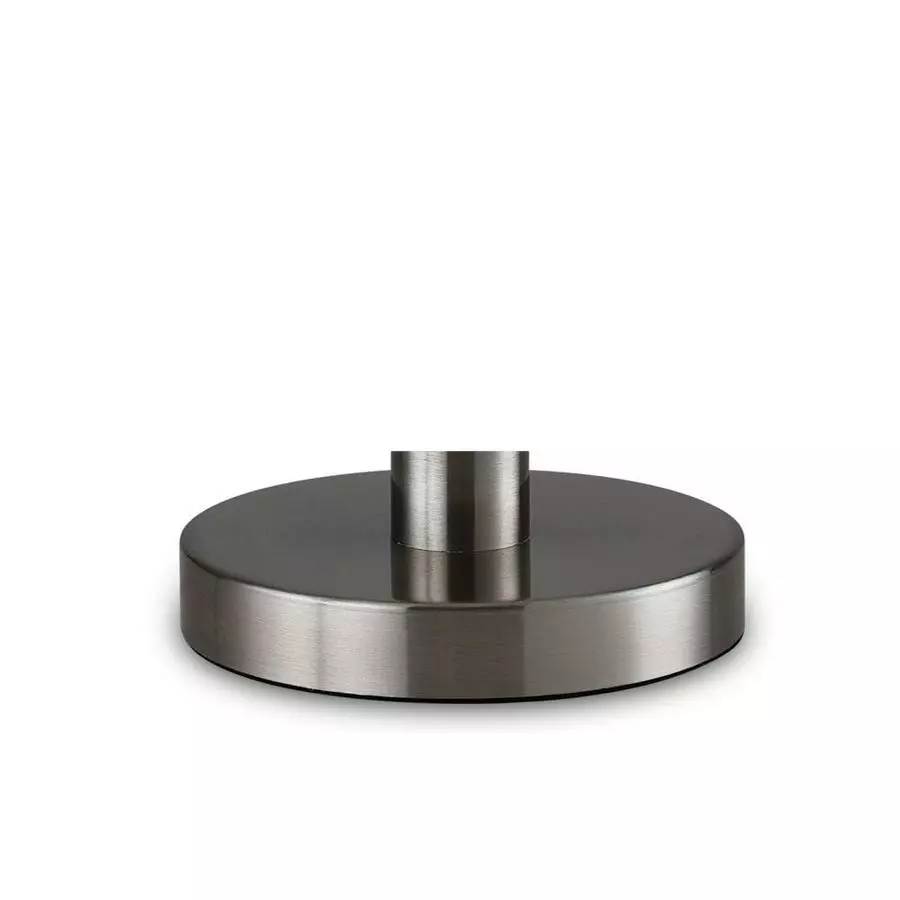 Allen + Roth 25-inH Brushed Nickel With Faux Marble Accent Table Lamp With White Linen Fabric Shade 1 Allen + Roth 25-inH Brushed Nickel With Faux Marble Accent Table Lamp With White Linen Fabric Shade