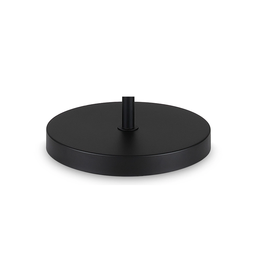 Allen + Roth 58-in Matte Black Floor Lamp With Shelf And White Fabric Shade 1 Allen + Roth 58-in Matte Black Floor Lamp With Shelf And White Fabric Shade