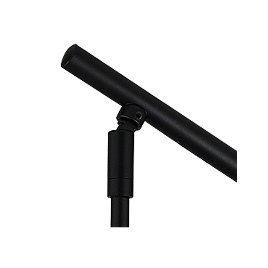 Allen + Roth 60-inH Painted Black Over The Sofa Floor Lamp With White Linen Shade 8 Allen + Roth 60-inH Painted Black Over The Sofa Floor Lamp With White Linen Shade - Image 8