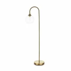 Allen + Roth 59.5-in Antique Brass Floor Lamp With Clear Glass Ball Down 7 Allen + Roth 59.5-in Antique Brass Floor Lamp With Clear Glass Ball Down -Allen + Roth Shop 910564 44066742