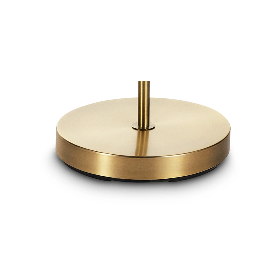 Allen + Roth 59.5-in Antique Brass Floor Lamp With Clear Glass Ball Down 2 Allen + Roth 59.5-in Antique Brass Floor Lamp With Clear Glass Ball Down - Image 2