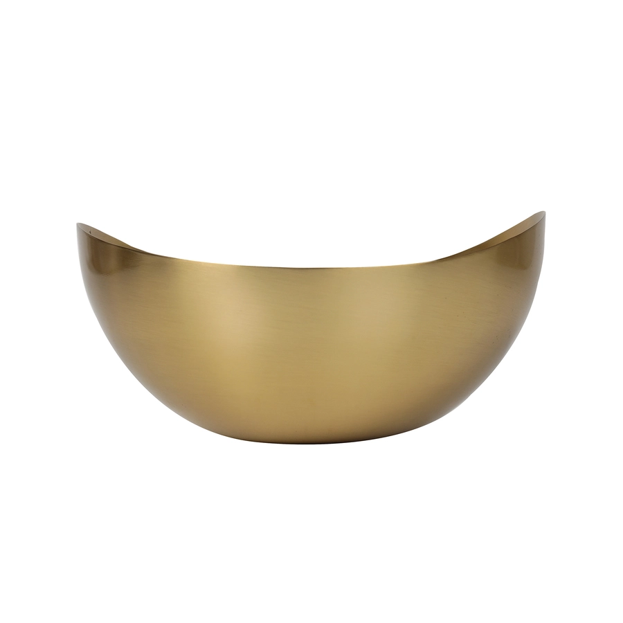 Allen + Roth Oval Candleholder - Metal - 3.7-in X 8-in X 7.7-in - Gold 2 Allen + Roth Oval Candleholder - Metal - 3.7-in X 8-in X 7.7-in - Gold - Image 2