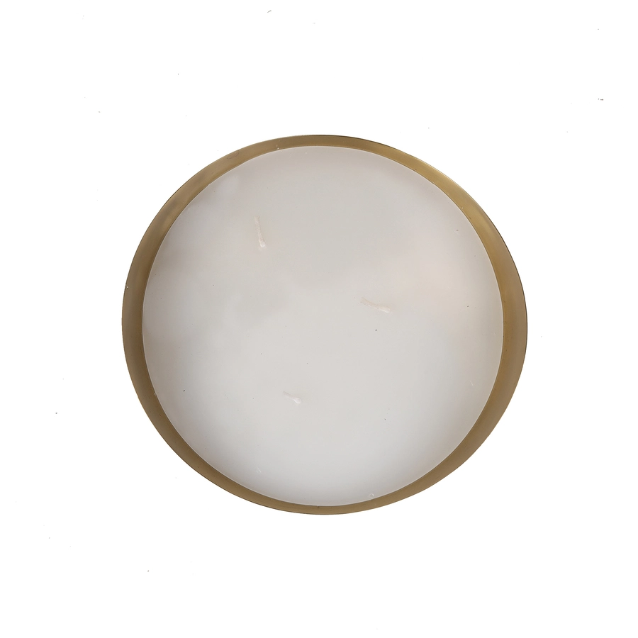 Allen + Roth Oval Candleholder - Metal - 3.7-in X 8-in X 7.7-in - Gold 9 Allen + Roth Oval Candleholder - Metal - 3.7-in X 8-in X 7.7-in - Gold - Image 9