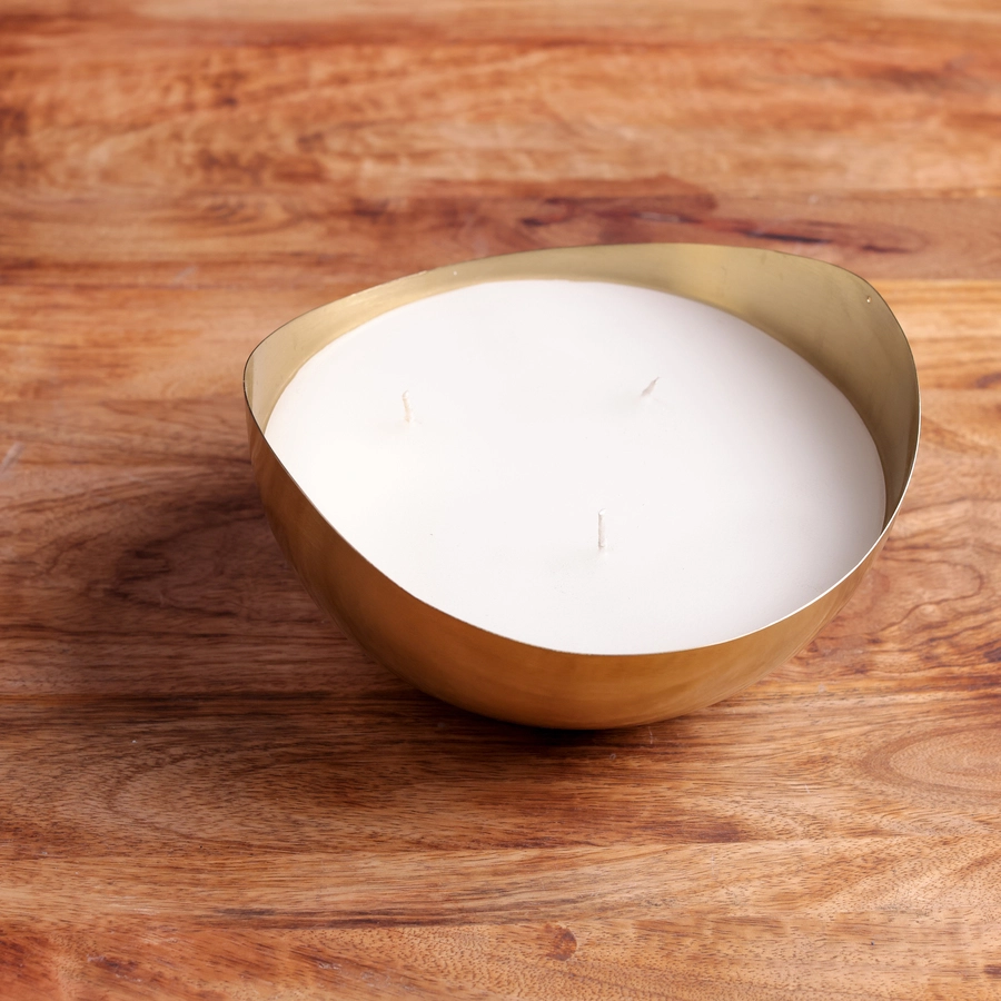 Allen + Roth Oval Candleholder - Metal - 3.7-in X 8-in X 7.7-in - Gold 6 Allen + Roth Oval Candleholder - Metal - 3.7-in X 8-in X 7.7-in - Gold - Image 6