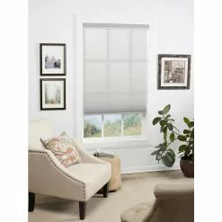 Allen + Roth Cordless 1-in Cellular Light Filtering Shade - 32-in W X 72-in H - Grey -Allen + Roth Shop 924724 60067289