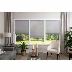 Allen + Roth Light Filtering 1-in Cordless Cellular Shade - 39-in W X 64-in H - Grey 12 Allen + Roth Light Filtering 1-in Cordless Cellular Shade - 39-in W X 64-in H - Grey -Allen + Roth Shop 924728 18091153