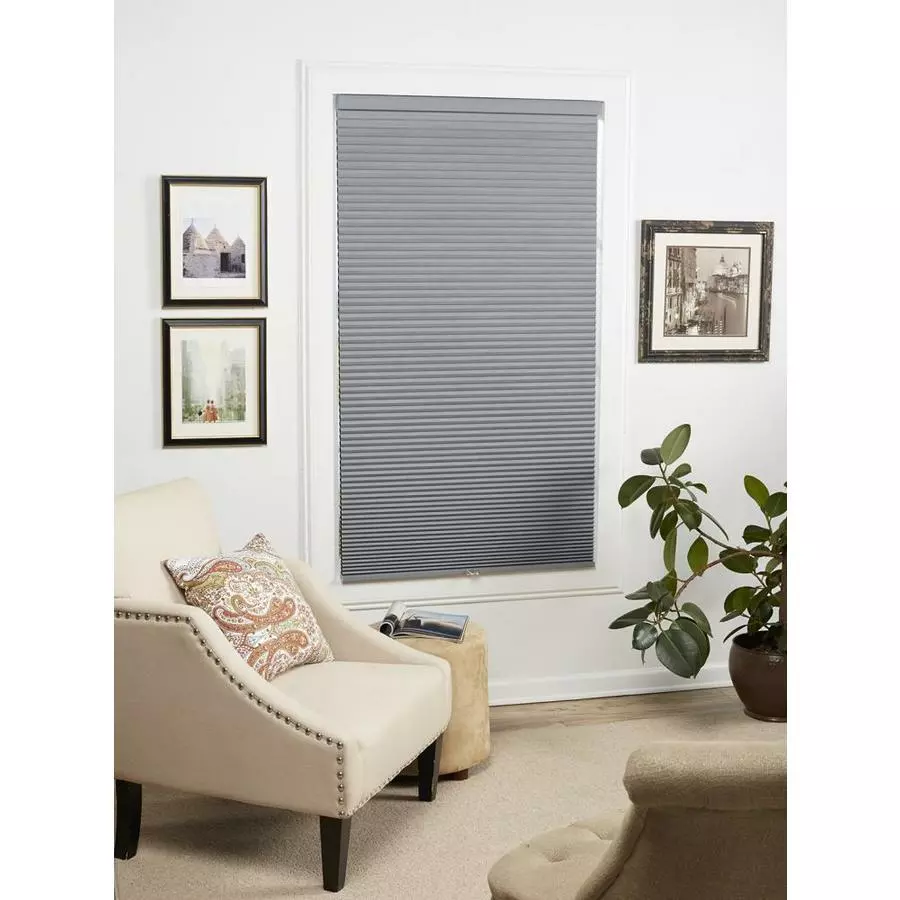 Allen + Roth AR 1.5-in Gray Blackout Recycle Cellular Shade 34x64 3 Allen + Roth AR 1.5-in Gray Blackout Recycle Cellular Shade 34x64 - Image 3