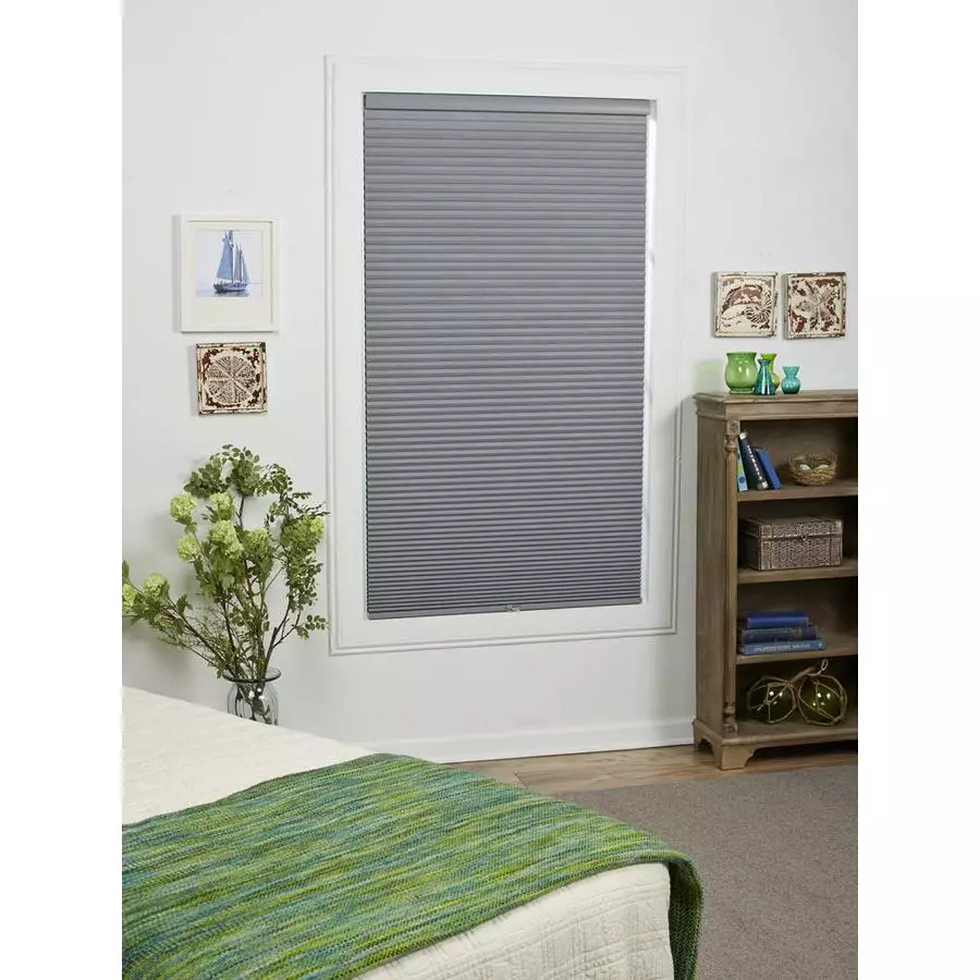 Allen + Roth AR 1.5-in Gray Blackout Recycle Cellular Shade 34x64 1 Allen + Roth AR 1.5-in Gray Blackout Recycle Cellular Shade 34x64