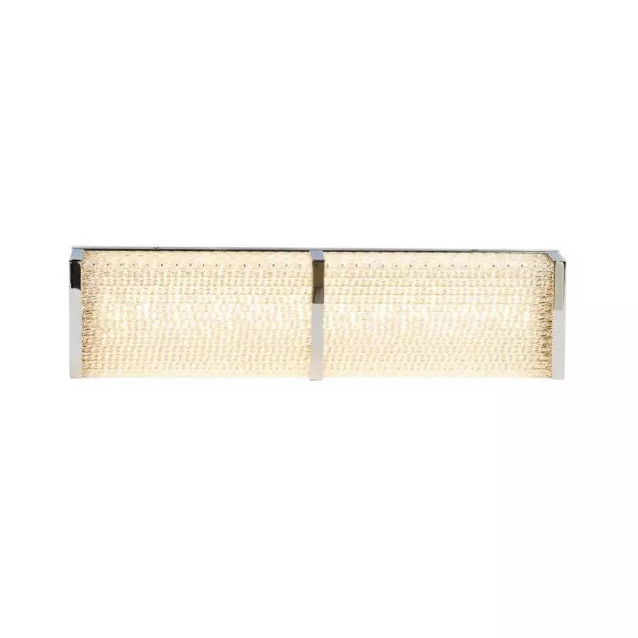 Allen + Roth Charlotte 1-Light 4.4 Chrome Rectangle Vanity Light 2 Allen + Roth Charlotte 1-Light 4.4 Chrome Rectangle Vanity Light - Image 2