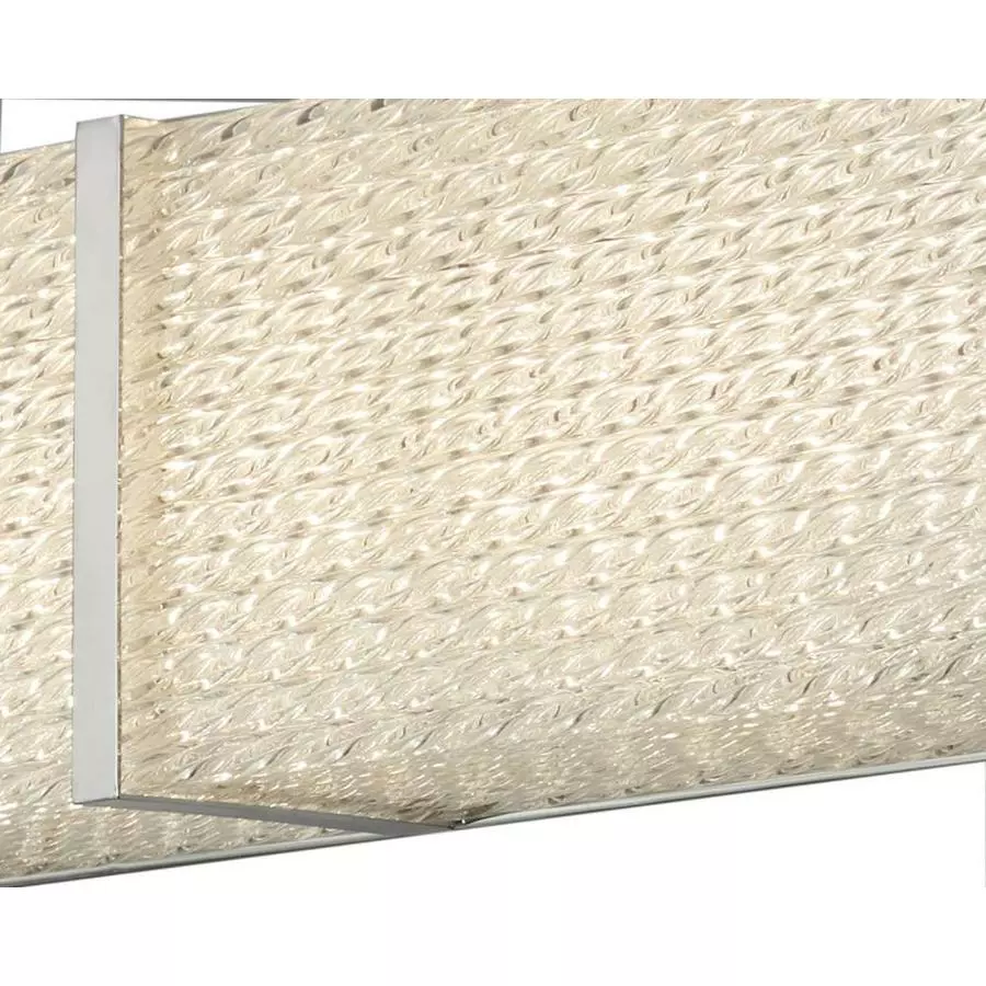 Allen + Roth Charlotte 1-Light 4.4 Chrome Rectangle Vanity Light 3 Allen + Roth Charlotte 1-Light 4.4 Chrome Rectangle Vanity Light - Image 3