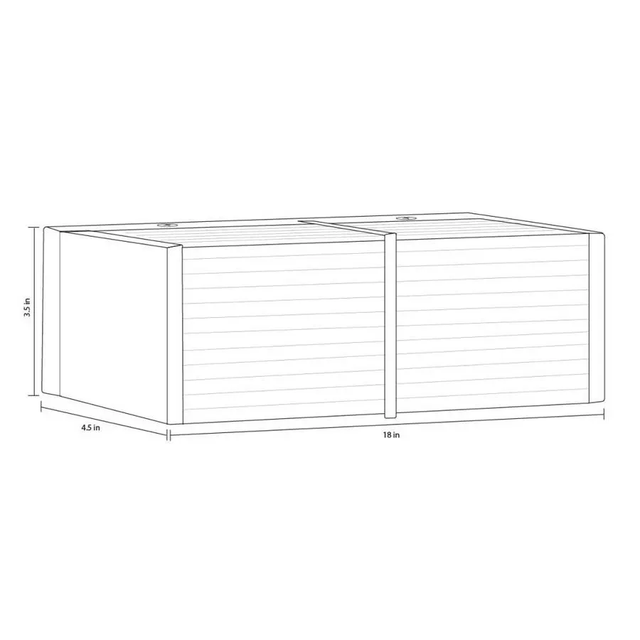 Allen + Roth Charlotte 1-Light 4.4 Chrome Rectangle Vanity Light 8 Allen + Roth Charlotte 1-Light 4.4 Chrome Rectangle Vanity Light - Image 8